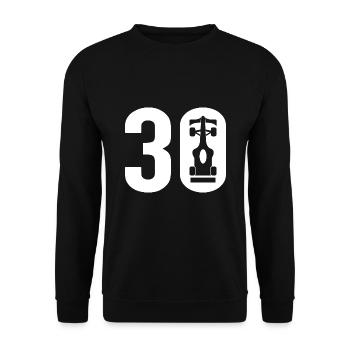30 Formule Sport automobile - Sweat-shirt Unisexe - noir - Devant - Alina (178cm) & Michal (187cm)