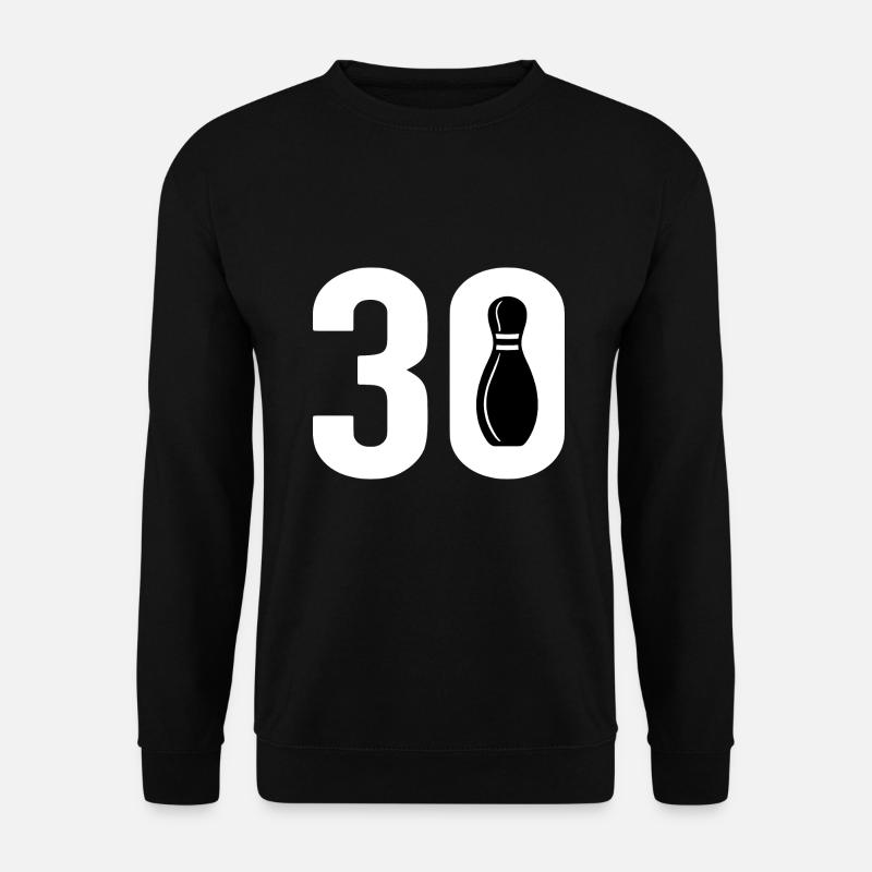 30 Bowling Bowler 30 - Sweat-shirt Unisexe - noir