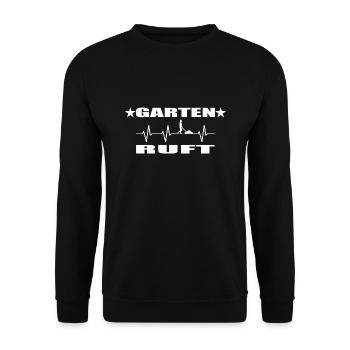 Garten - Unisex Pullover - Schwarz - Vorne - Alina (178cm) & Michal (187cm)