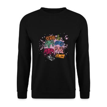 Gamer Graphic Video Game Player Gaming Gamer Pc Co - Unisex Pullover - Schwarz - Vorne - Alina (178cm) & Michal (187cm)