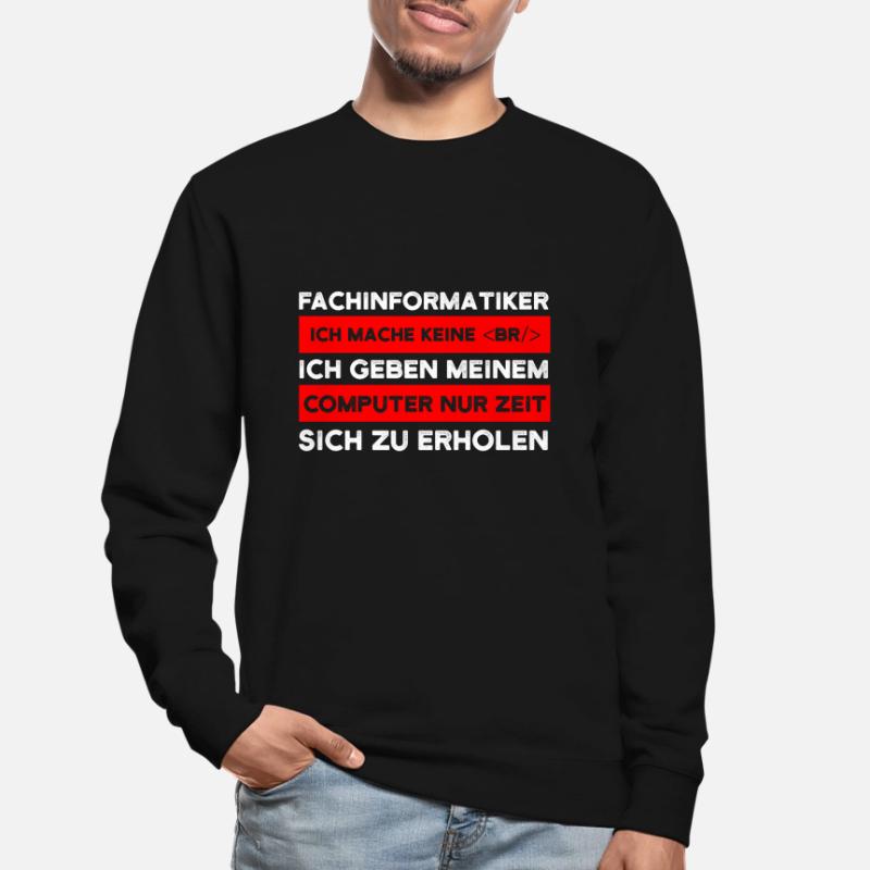Fachinformatiker Beruf Coder Geschenk Unisex Pullover