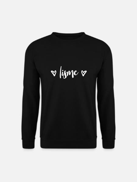 Schweizerdeutsch Stricken - Lisme - Unisex Pullover - Schwarz