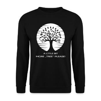 baum mega bonsai natur wald outdoor mehr bäume - Unisex Pullover - Schwarz - Vorne - Alina (178cm) & Michal (187cm)