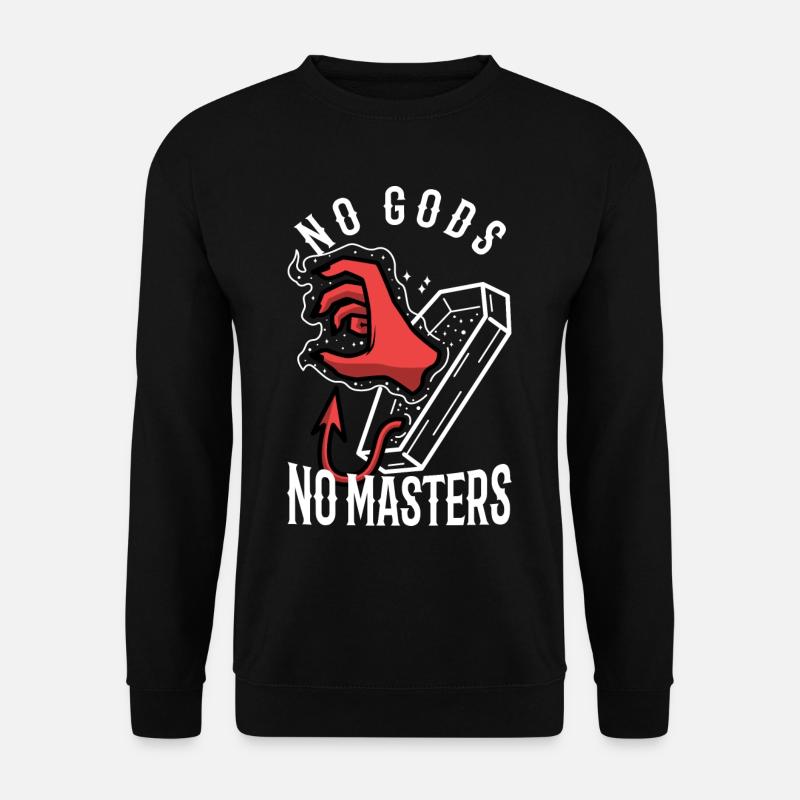 No Gods No Masters - Unisex Pullover - Schwarz