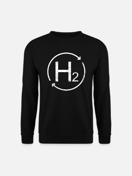 H² Hydrogen Future Green Future Energy - Unisex Sweatshirt - black