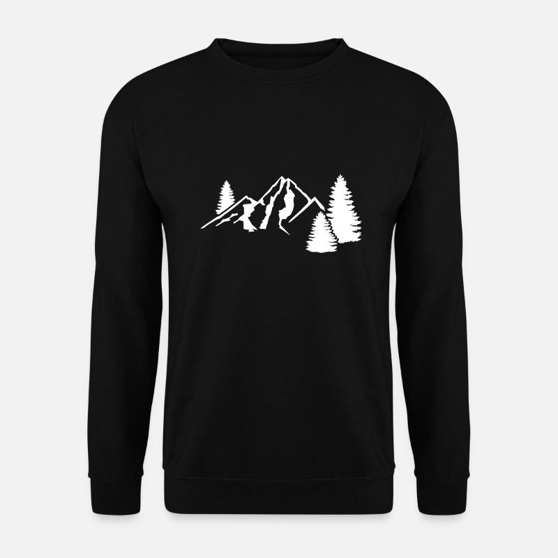 Berge - Unisex Pullover - Schwarz