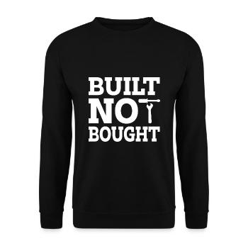 Built Not Bought Car Mechanic Automobile Repair Ca - Unisex Pullover - Schwarz - Vorne - Alina (178cm) & Michal (187cm)