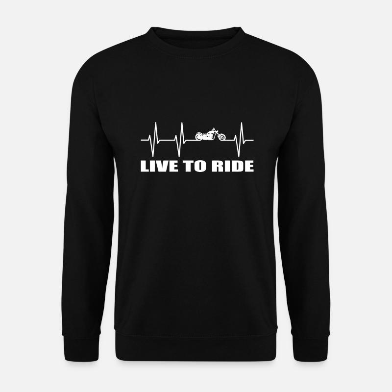 Motorrad - Unisex Pullover - Schwarz