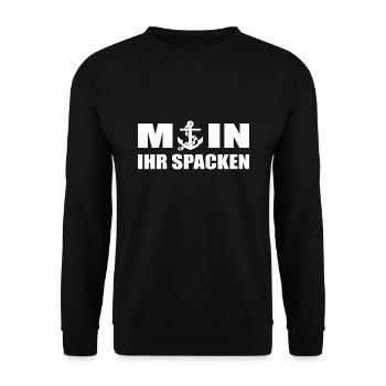 Moin - Unisex Pullover - Schwarz - Vorne - Alina (178cm) & Michal (187cm)