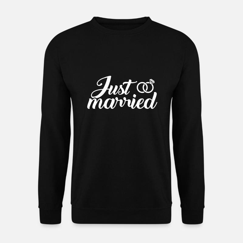 mariage - Sweat-shirt Unisexe - noir