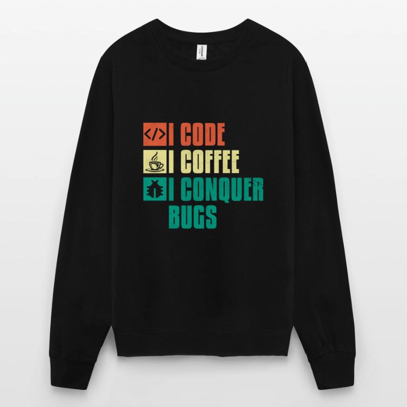 Coffee Coding Programmer Coder Developer Nerd Coff Unisex Sweatshirt