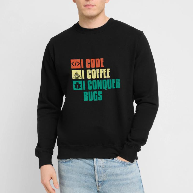 Coffee Coding Programmer Coder Developer Nerd Coff Unisex Sweatshirt