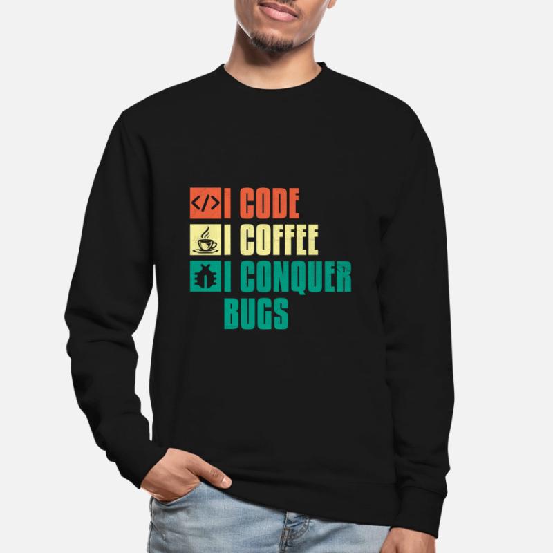 Coffee Coding Programmer Coder Developer Nerd Coff Unisex Sweatshirt