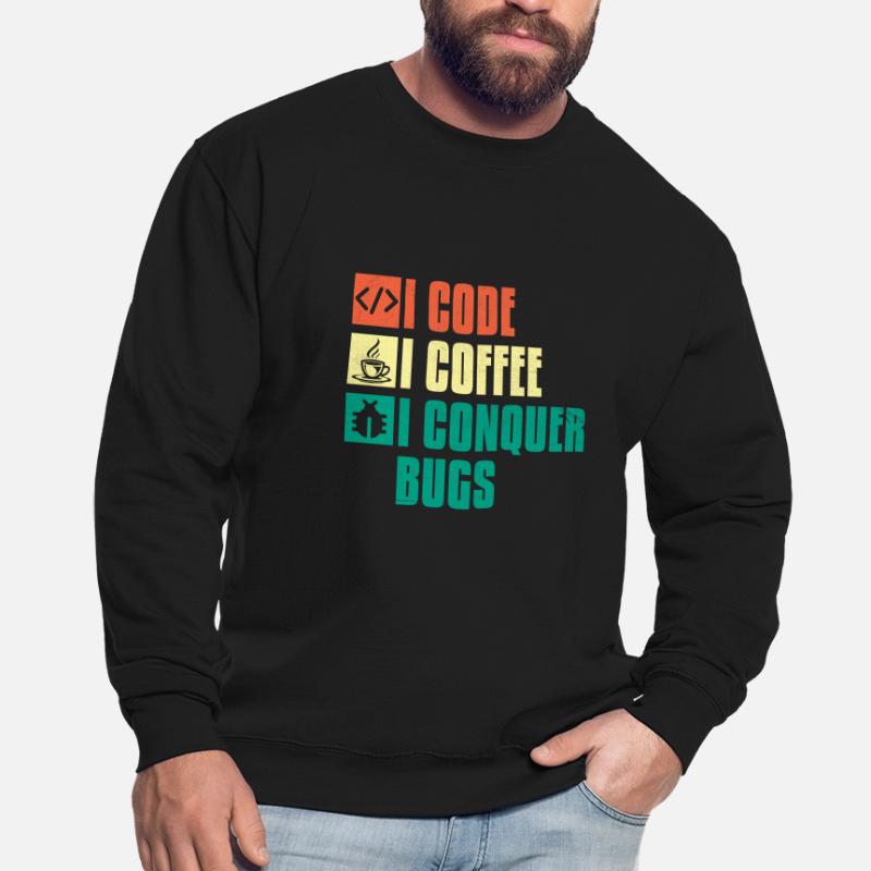 Coffee Coding Programmer Coder Developer Nerd Coff Unisex Sweatshirt