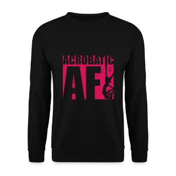 Acrobatic Af Gymnast Gymnastics Acrobat Acrobatics - Unisex Pullover - Schwarz - Vorne - Alina (178cm) & Michal (187cm)