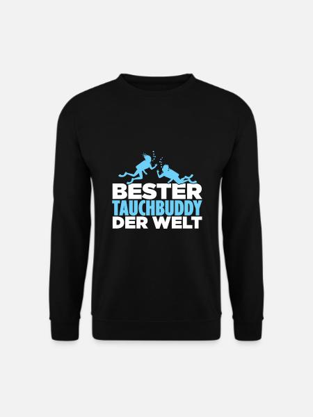 Taucher Bester Tauchbuddy Der Welt Scuba Gerätetau - Unisex Pullover - Schwarz