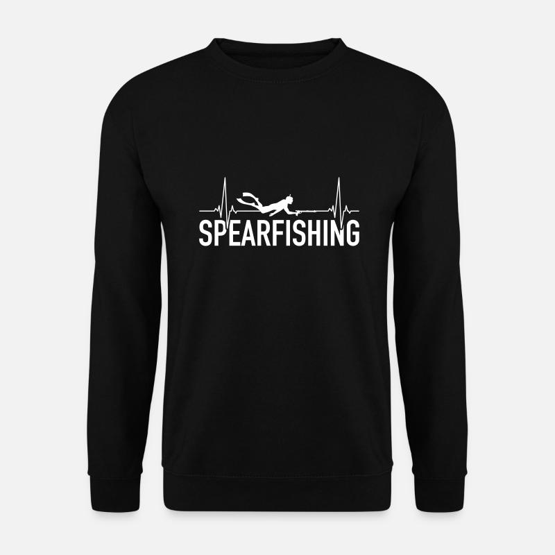 Speerfischen - Unisex Pullover - Schwarz