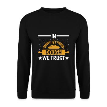 Backen Bäckerei Konditorei Konditor Bäcker Konditorei - Unisex Pullover - Schwarz - Vorne - Alina (178cm) & Michal (187cm)
