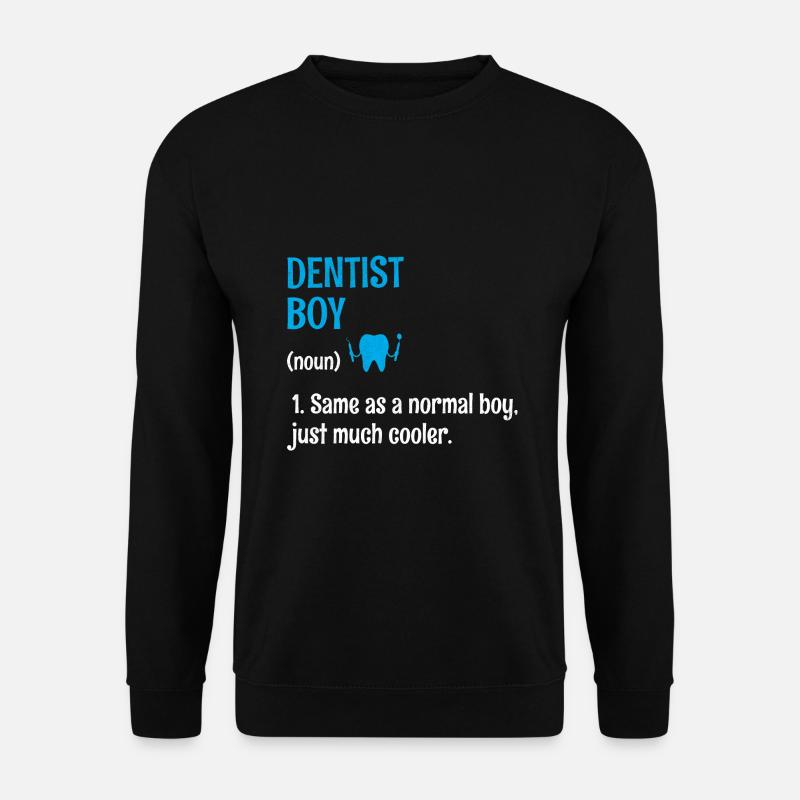 Tannlege Gutt Definisjon Dental Tannbehandling Tannbulk - Genser unisex - svart