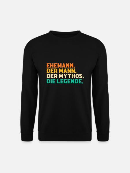 Ehemann Familie Ehemänner Geschenk - Unisex Pullover - Schwarz