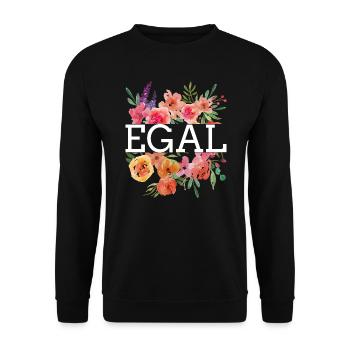 Egal - Unisex Pullover - Schwarz - Vorne - Alina (178cm) & Michal (187cm)