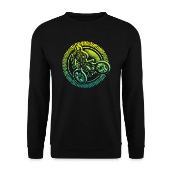 VTT Descente Cycliste VTT - Sweat-shirt Unisexe - noir - Devant - Alina (178cm) & Michal (187cm)