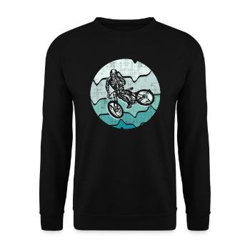 VTT Fahrrad Mountainbike - Sweat-shirt Unisexe - noir - Devant - Alina (178cm) & Michal (187cm)