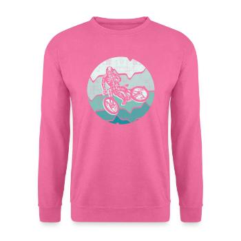 VTT Fahrrad Mountainbike - Sweat-shirt Unisexe - rose - Devant