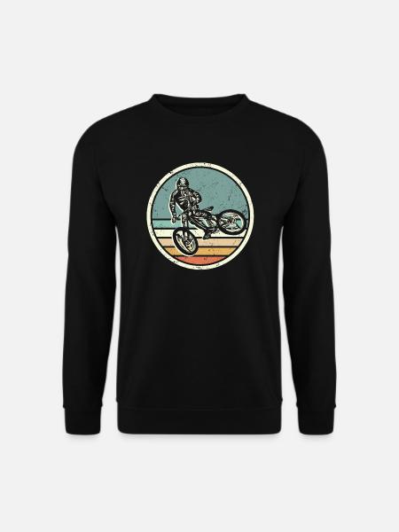 Mountain Bike Fahrrad Fahrer Mountainbike - Unisex Pullover - Schwarz
