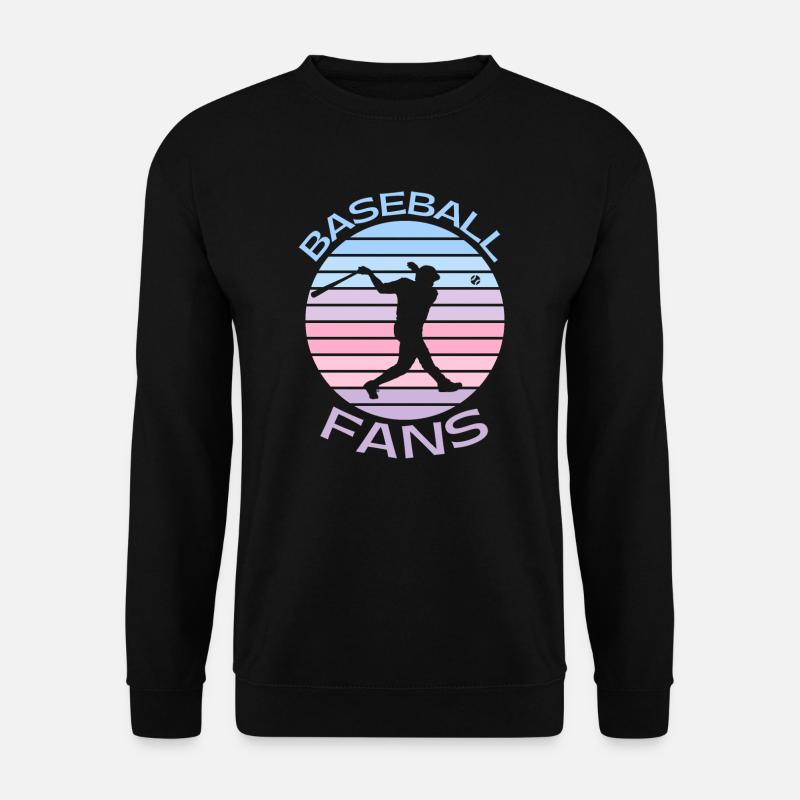 Baseball-Fans - Unisex Pullover - Schwarz