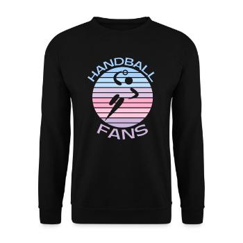 Handball Fans - Sweat-shirt Unisexe - noir - Devant - Alina (178cm) & Michal (187cm)