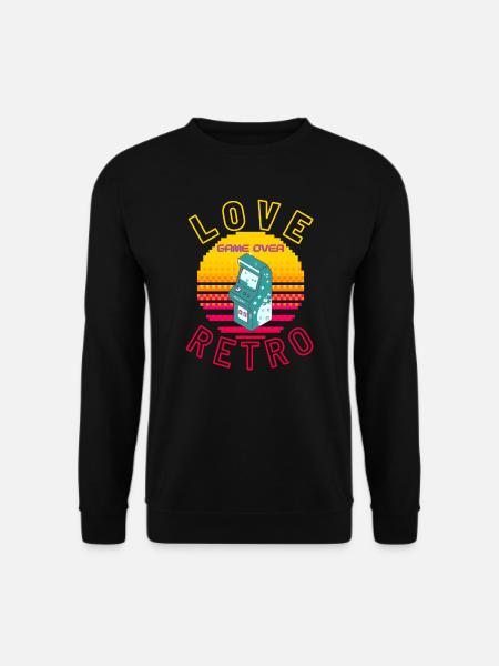 Amour Rétro - Sweat-shirt Unisexe - noir
