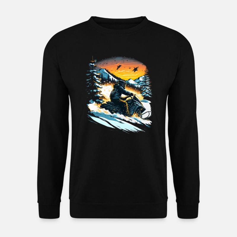 Snowmobiling - Unisex Sweatshirt - black