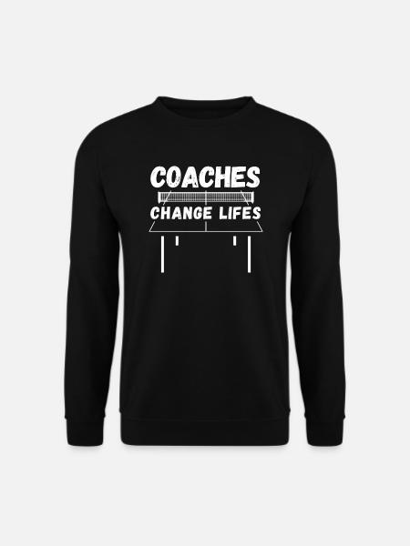 Tischtennis Trainer - Unisex Pullover - Schwarz