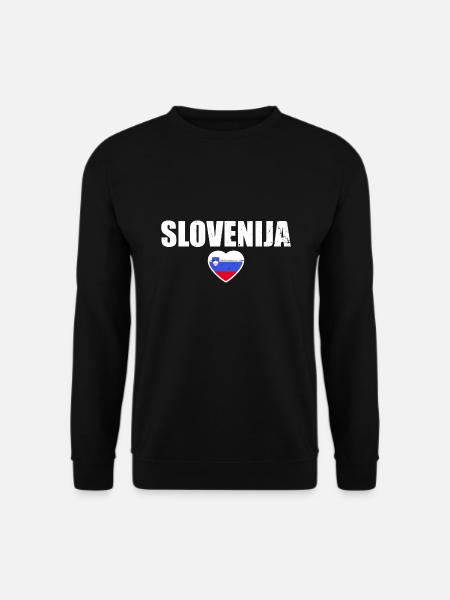 Slovénie Drapeau slovène Drapeau slovène Slovène - Sweat-shirt Unisexe - noir