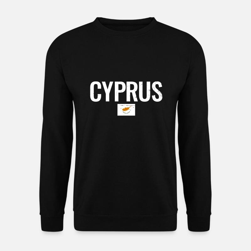 Chypre Drapeau chypriote Chypriote - Sweat-shirt Unisexe - noir