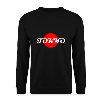 Tokyo RedWhite - Unisex Sweatshirt - black - Front - Alina (178cm) & Michal (187cm)