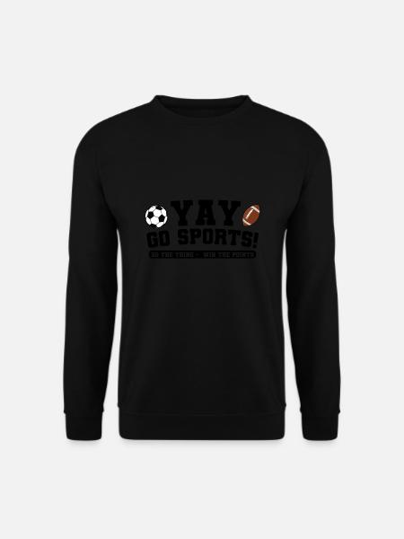 baller fussball baller Geschenk - Unisex Pullover - Schwarz