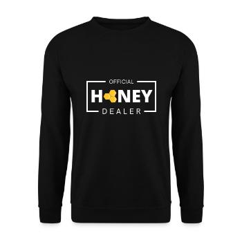 Abeilles miel Apiculture bonheur abeille Apiculteur - Sweat-shirt Unisexe - noir - Devant - Alina (178cm) & Michal (187cm)