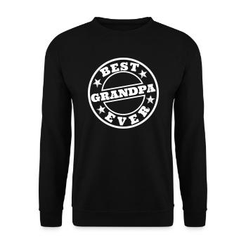 Meilleur grand-père de tous les temps - Meilleur grand-père pour toujours - Sweat-shirt Unisexe - noir - Devant - Alina (178cm) & Michal (187cm)
