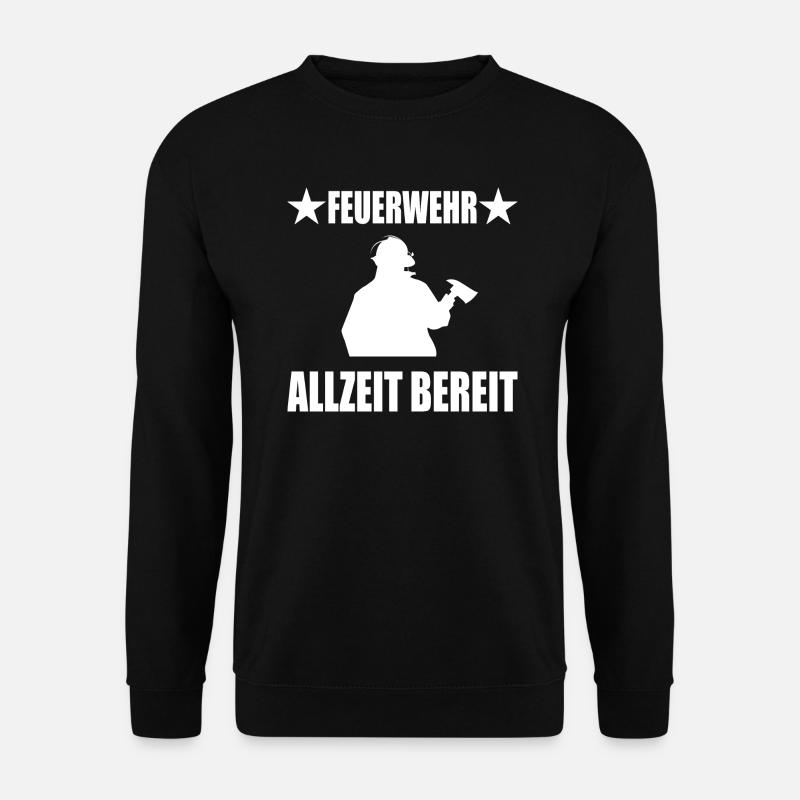 Feuerwehr - Unisex Pullover - Schwarz