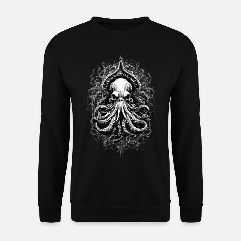 Octopus Monster Sea Deep Sea - Unisex Sweatshirt - black