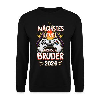 Next Level Big Brother 2024 - Unisex Sweatshirt - black - Front - Alina (178cm) & Michal (187cm)