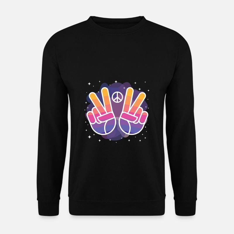 Peace - Unisex Sweatshirt - black