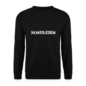 Sondlerin - Sondengängerin Duo 2 - Unisex Pullover - Schwarz - Vorne - Alina (178cm) & Michal (187cm)