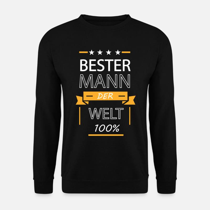 Bester Mann der Welt - Unisex Pullover - Schwarz