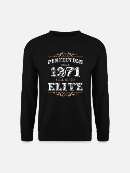 Perfection since 1971 still in the elite - Unisex Sweatshirt - black