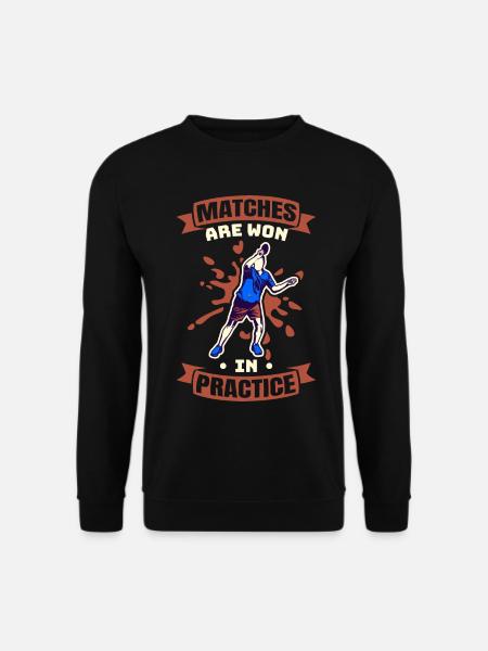 Games are won in practice - Unisex Sweatshirt - black