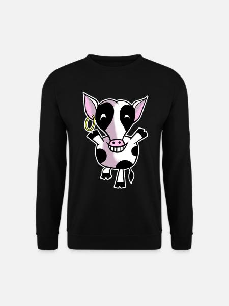 Happy cow - Unisex Sweatshirt - black