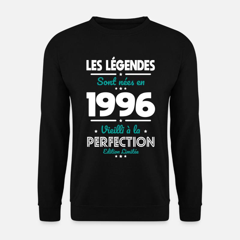 1996 – Legends – Perfekt gereift - Unisex Pullover - Schwarz